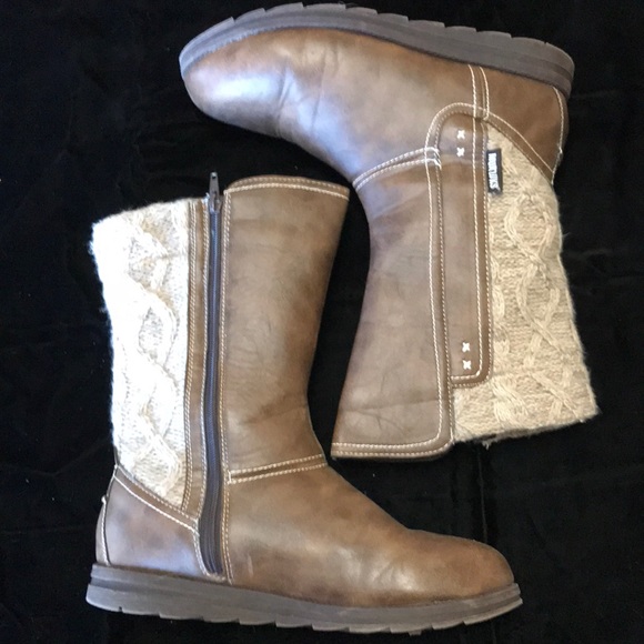 Muk Luks Shoes Muk Luks Womens Stacy Sweater Zippered Winter